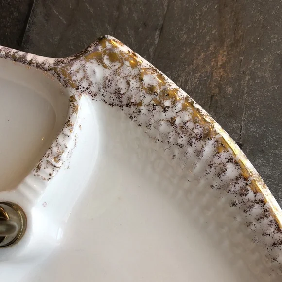 Vintage California pottery divided tidbit relish dish - Picture 3 of 6